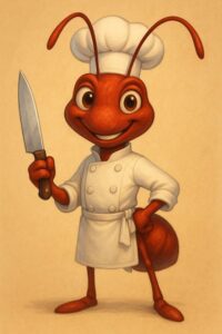 chef ant standing chef ant standing